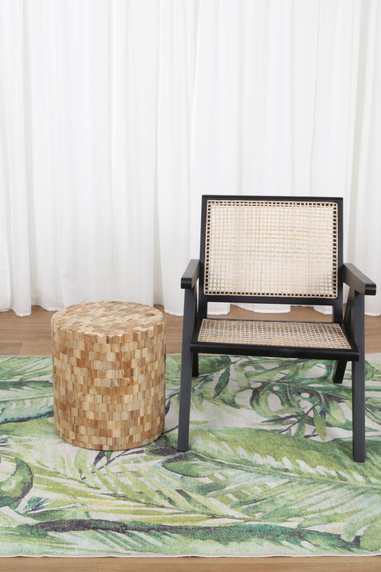 Wild Borneo Green Washable Rug - VITAL 1090-00