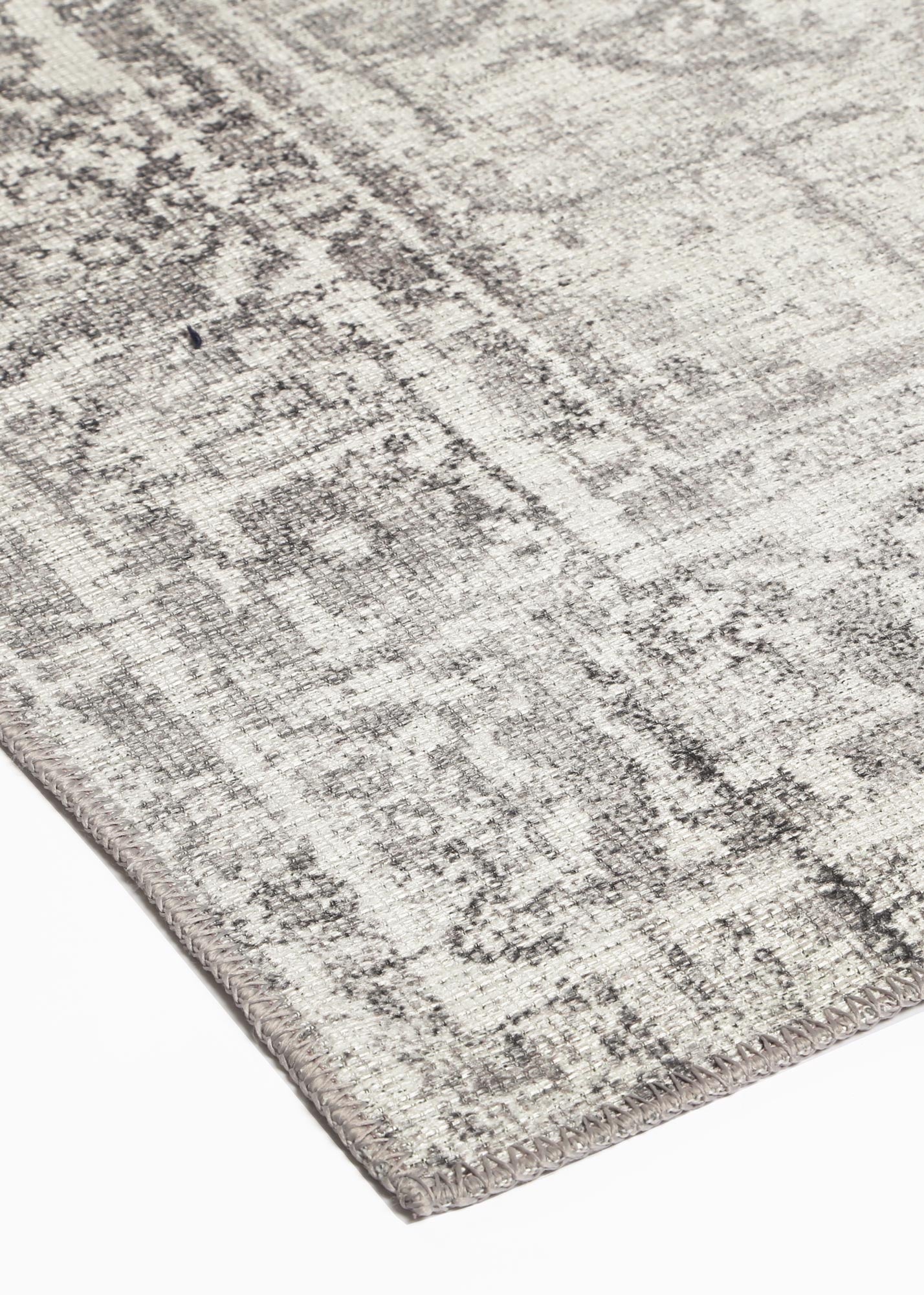 Distressed Vintage Chilaz Grey Rug - VITAL 2085-04