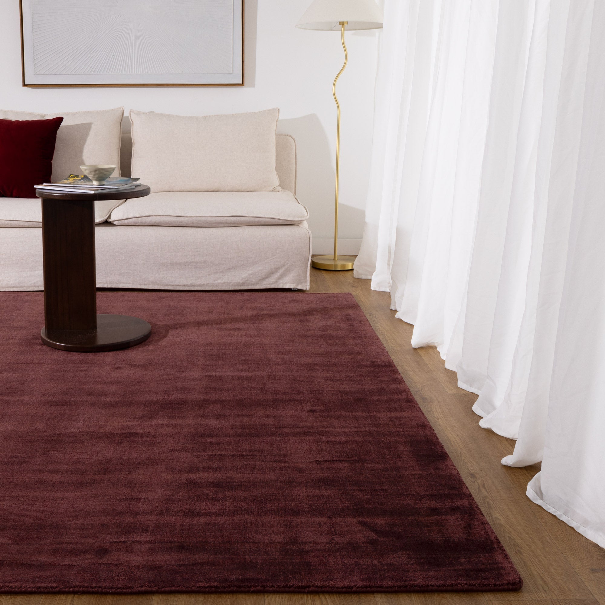 Reverie Chocolate Cherry Rug