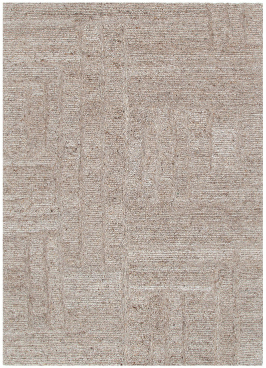 Seren Cocoa Modern Wool Rug