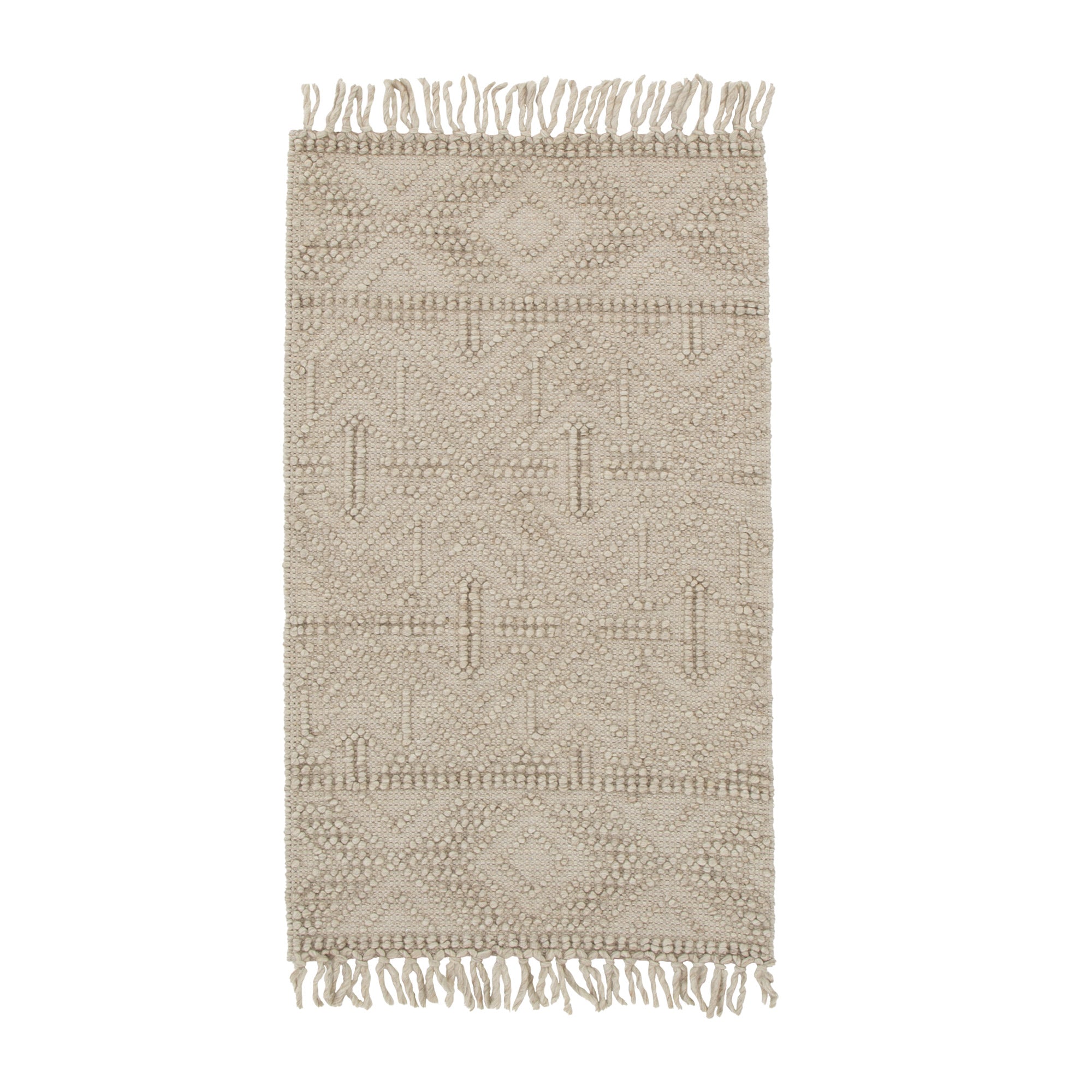 Diego Tribal Brown Wool Rug - DIEG02