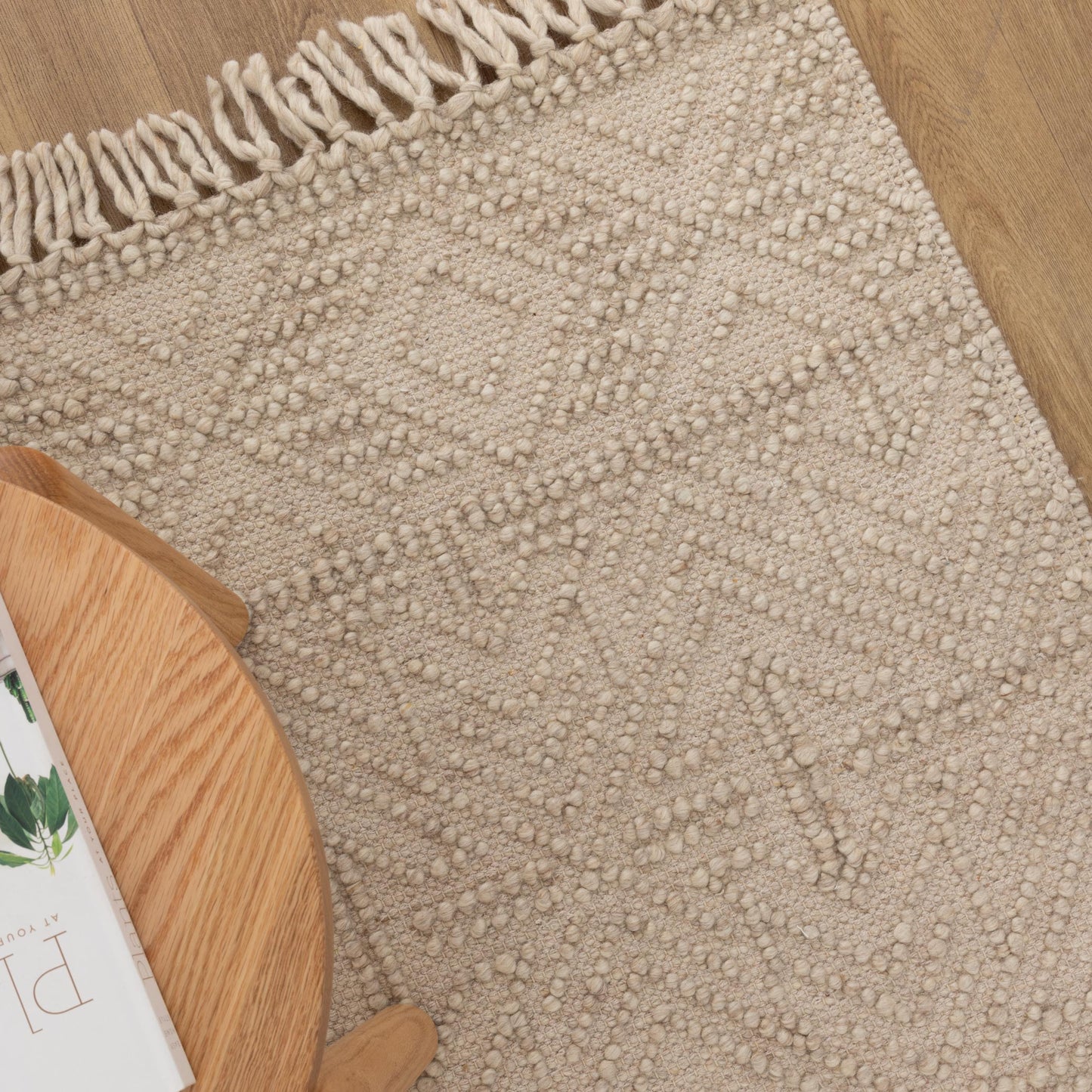 Diego Tribal Brown Wool Rug - DIEG02