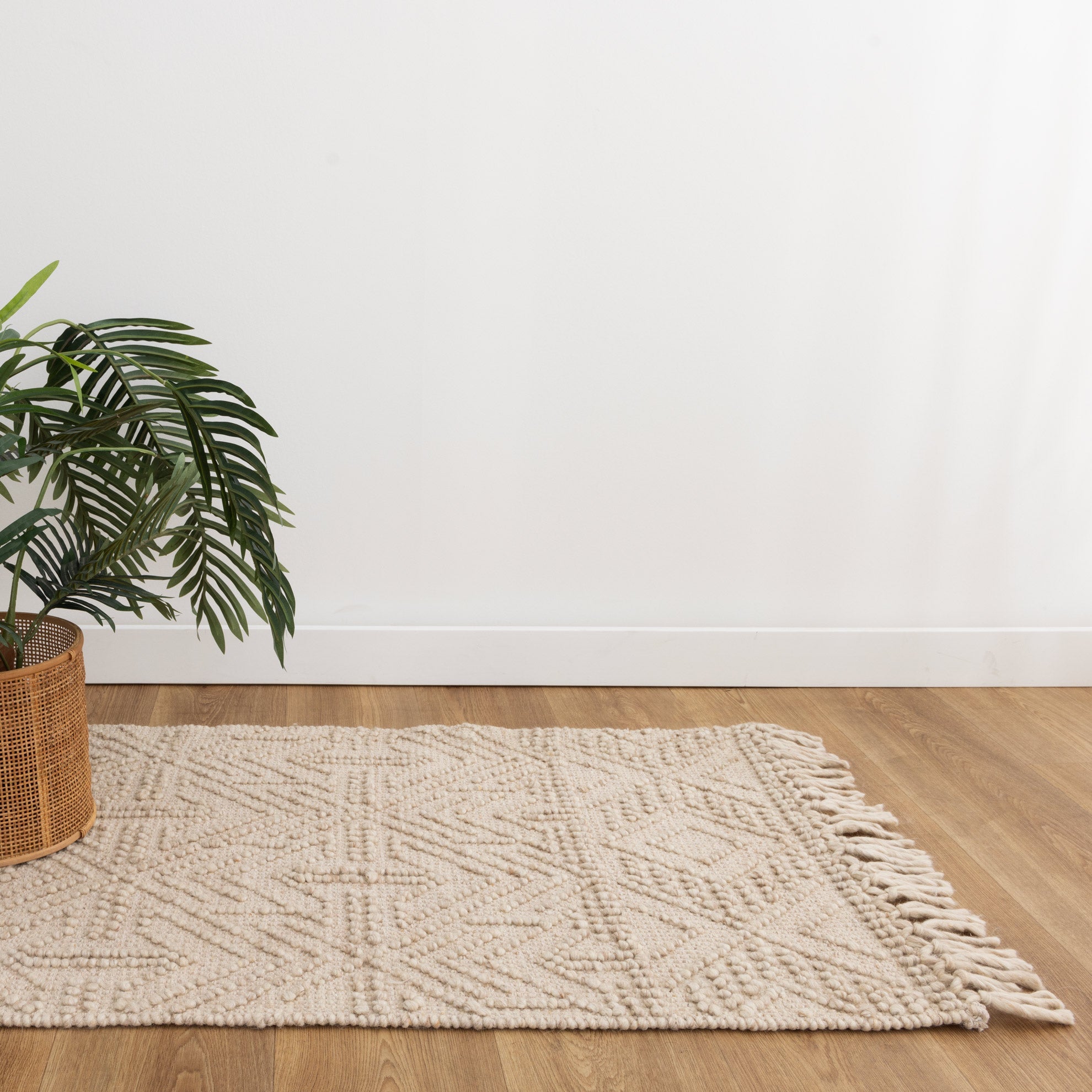 Diego Tribal Brown Wool Rug - DIEG02