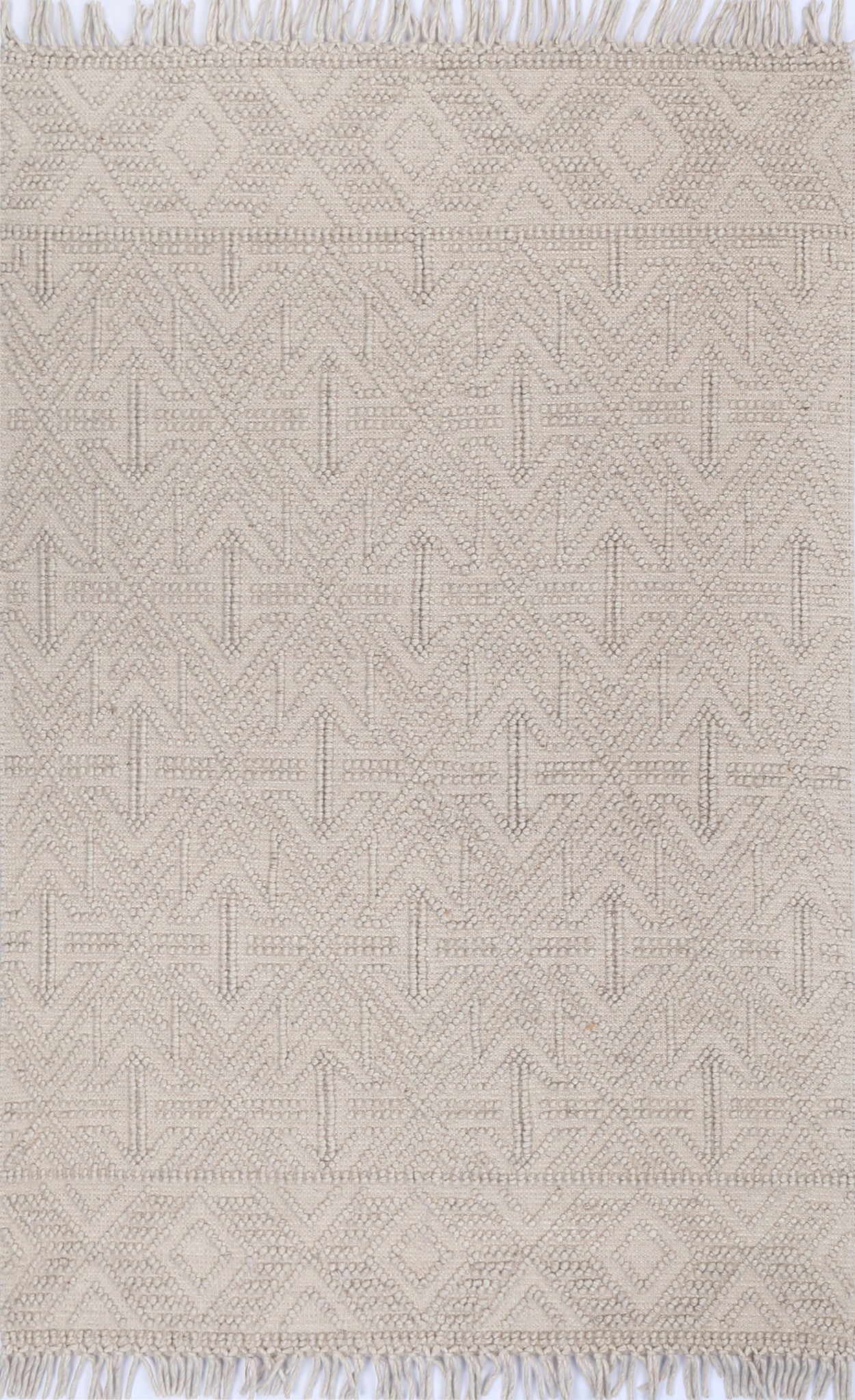 Diego Tribal Brown Wool Rug - DIEG02