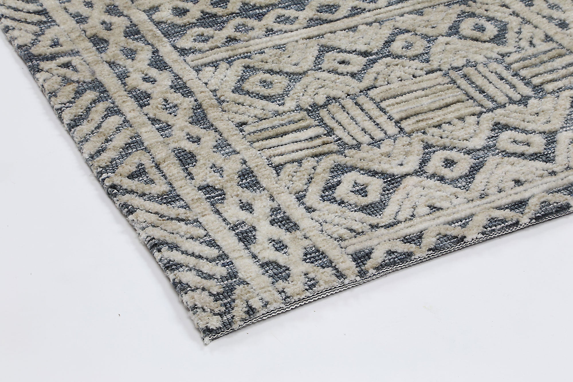 Amritsar Glenroy Blue Tribal Rug