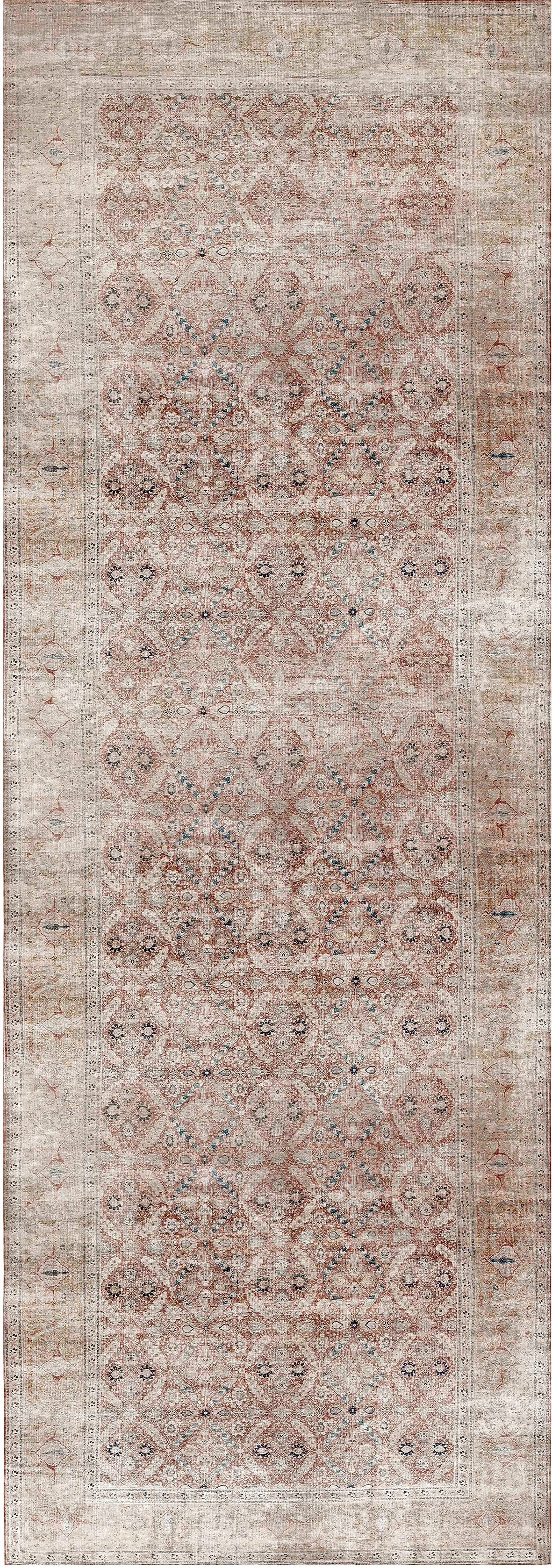 Distressed Vintage Levent Runner Rug - VITAL 3211-00