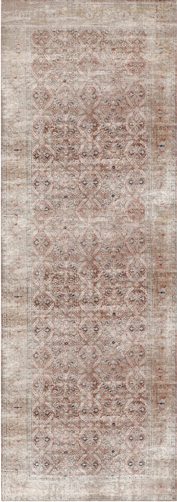 Distressed Vintage Levent Runner Rug - VITAL 3211-00