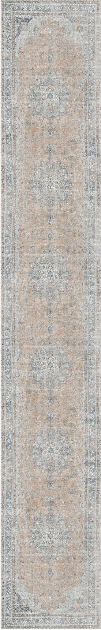 Distressed Vintage Oxus Desert Runner Rug - VITAL 3249-07