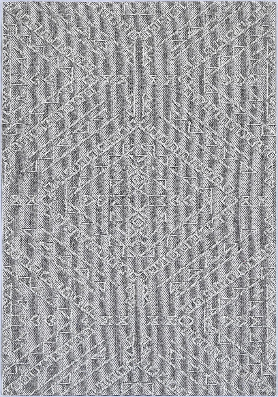 Vanuatu Kaua Ash Tribal Flatweave Rug