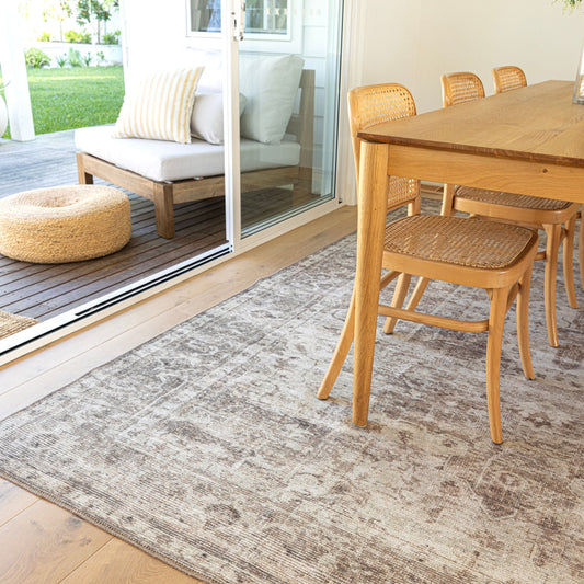 Chateau Beige Washable Rug - VITAL 0170-02