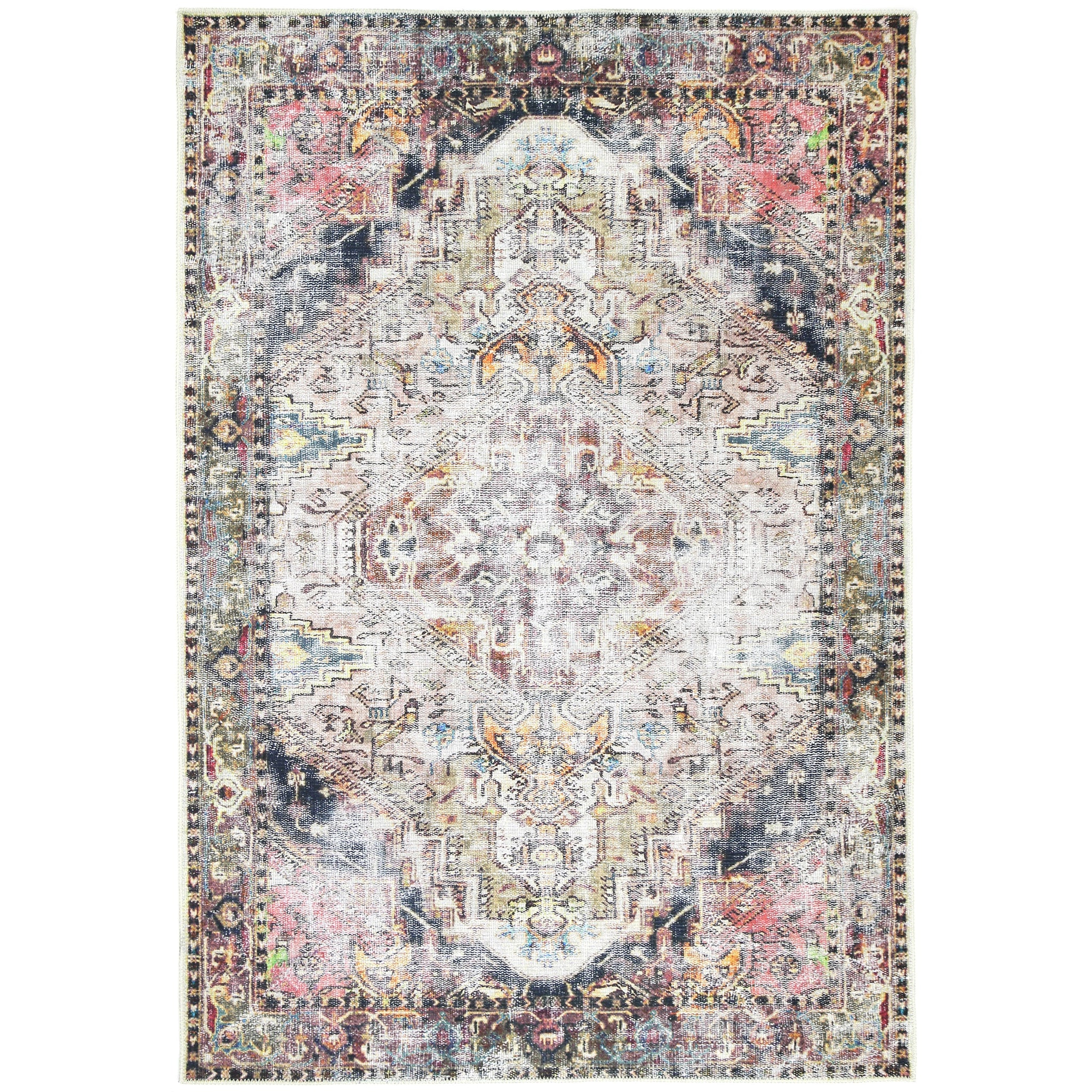 Distressed Vintage Derya Multi Area Rug - VITAL 2379-01