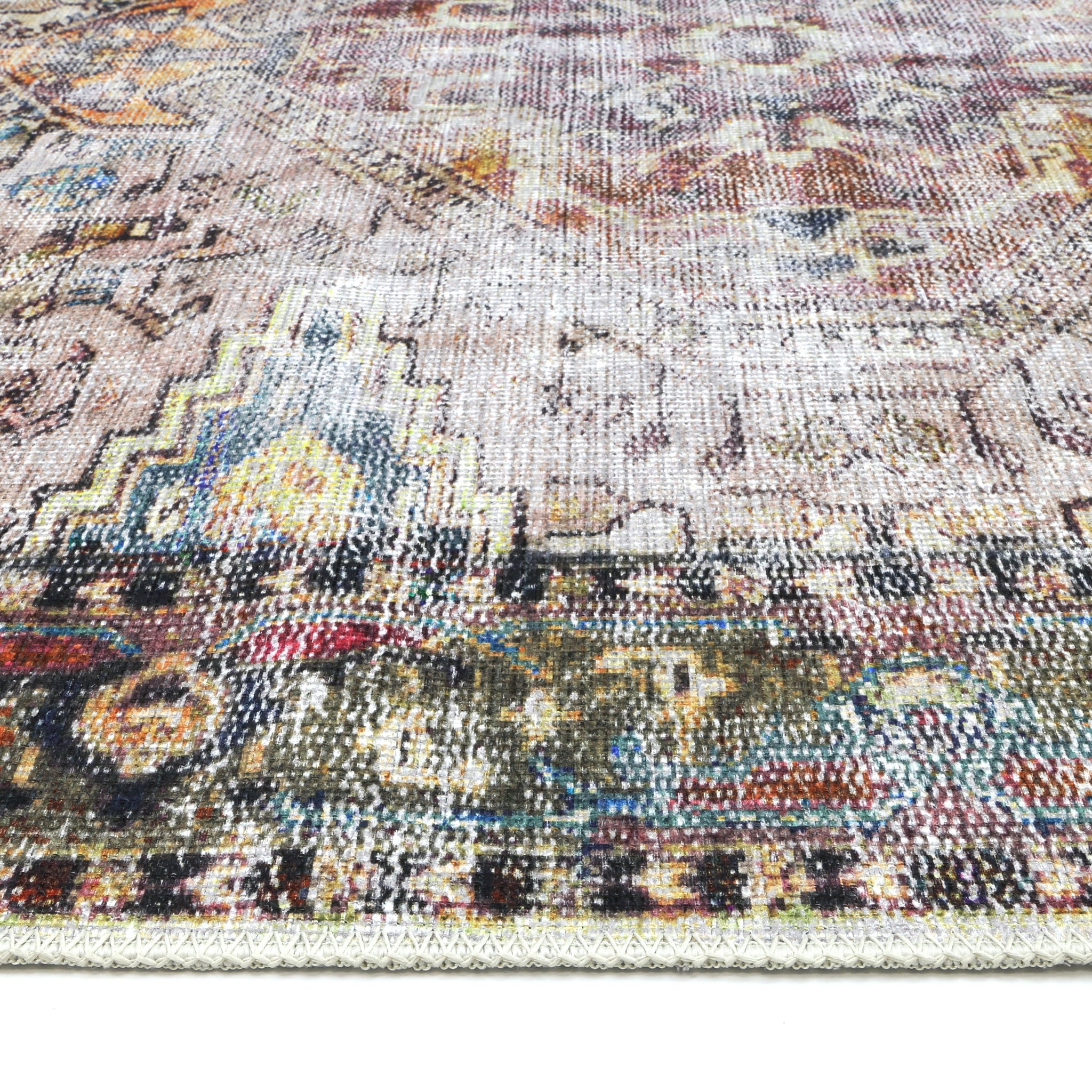 Distressed Vintage Derya Multi Area Rug - VITAL 2379-01