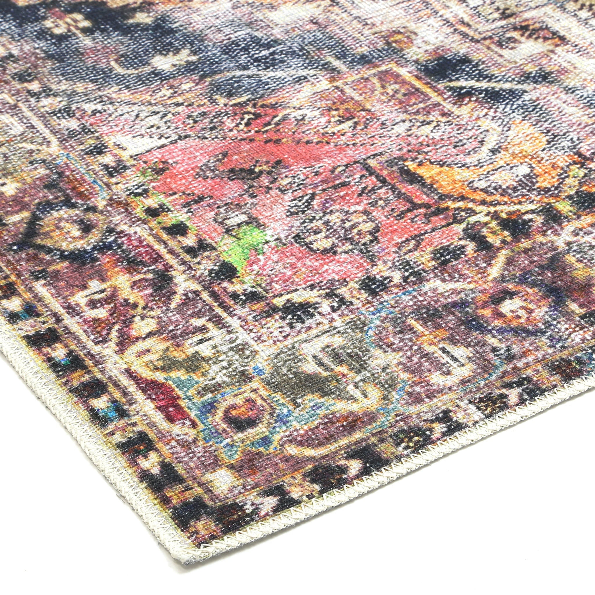 Distressed Vintage Derya Multi Area Rug - VITAL 2379-01