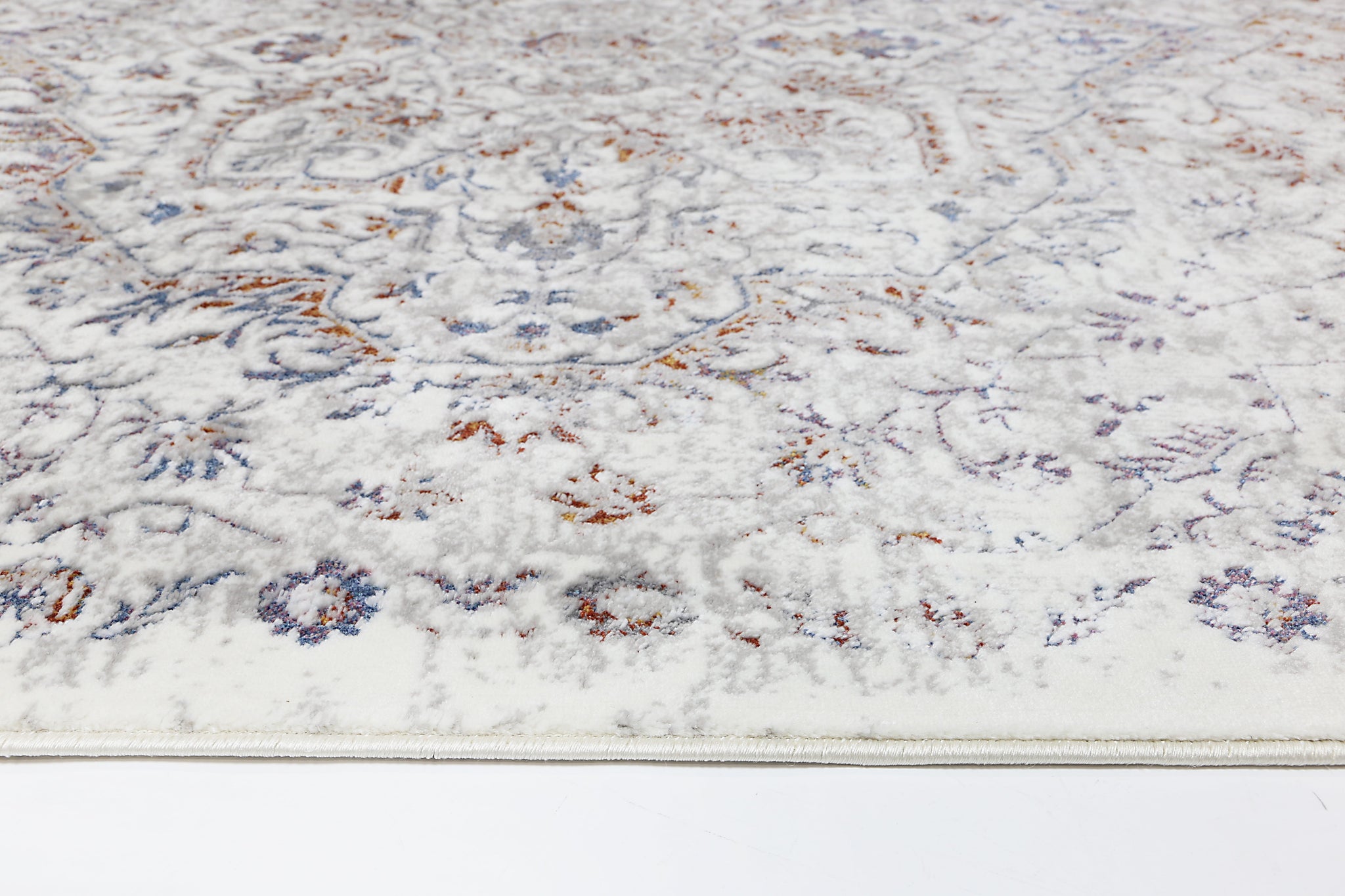Bohemian Paradise Vintage Grey Multi Rug