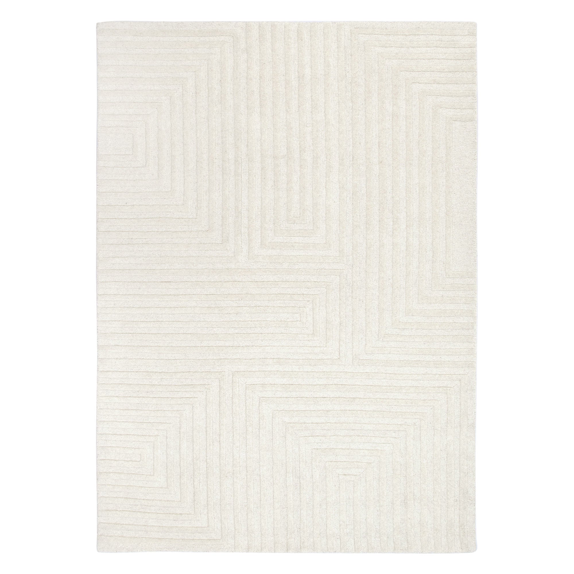 Les Nomades Felix Cream Wool Rug